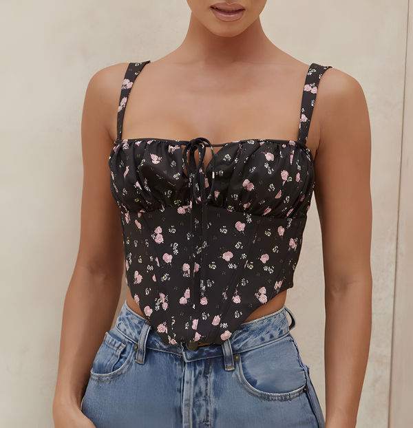 Rosy Reverie Corset Top