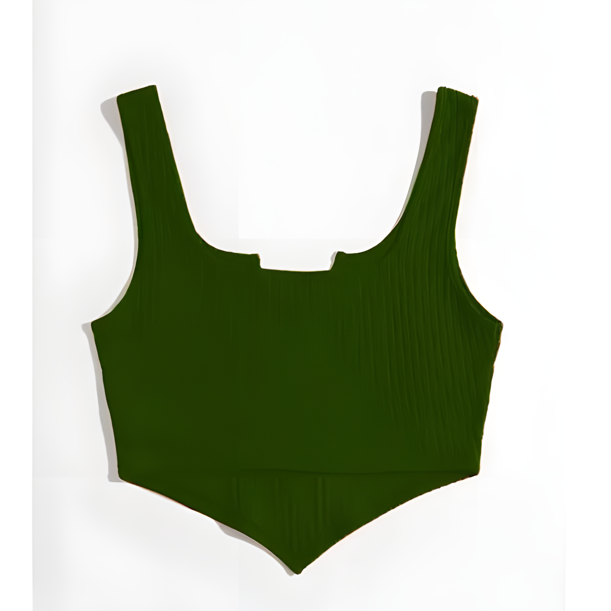 Olive Blade Sculpt Tank Top