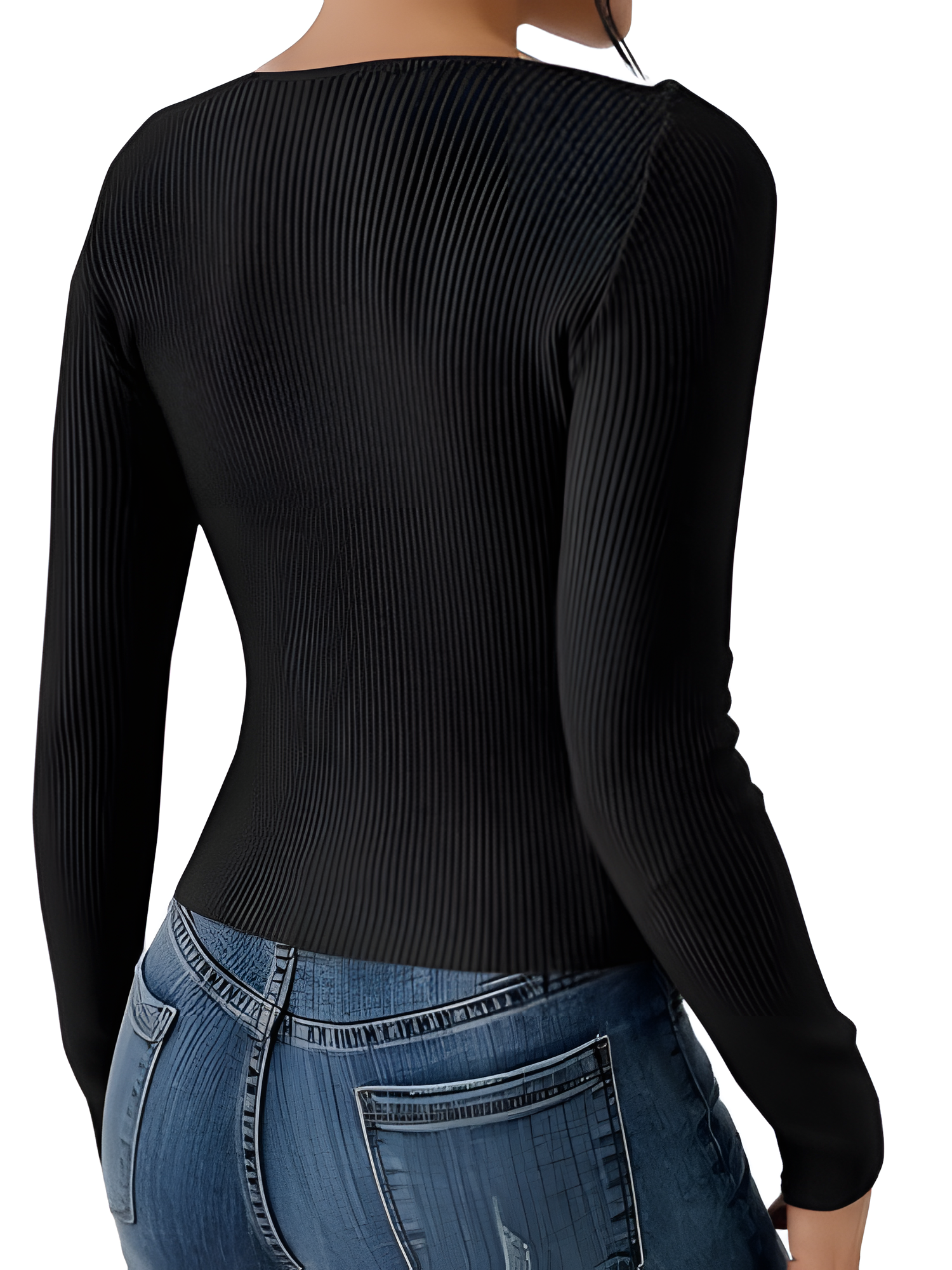 Noir Twist Statement Top