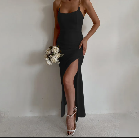 Sleek Side Slit Dress