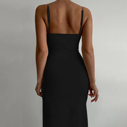 Sleek Side Slit Dress