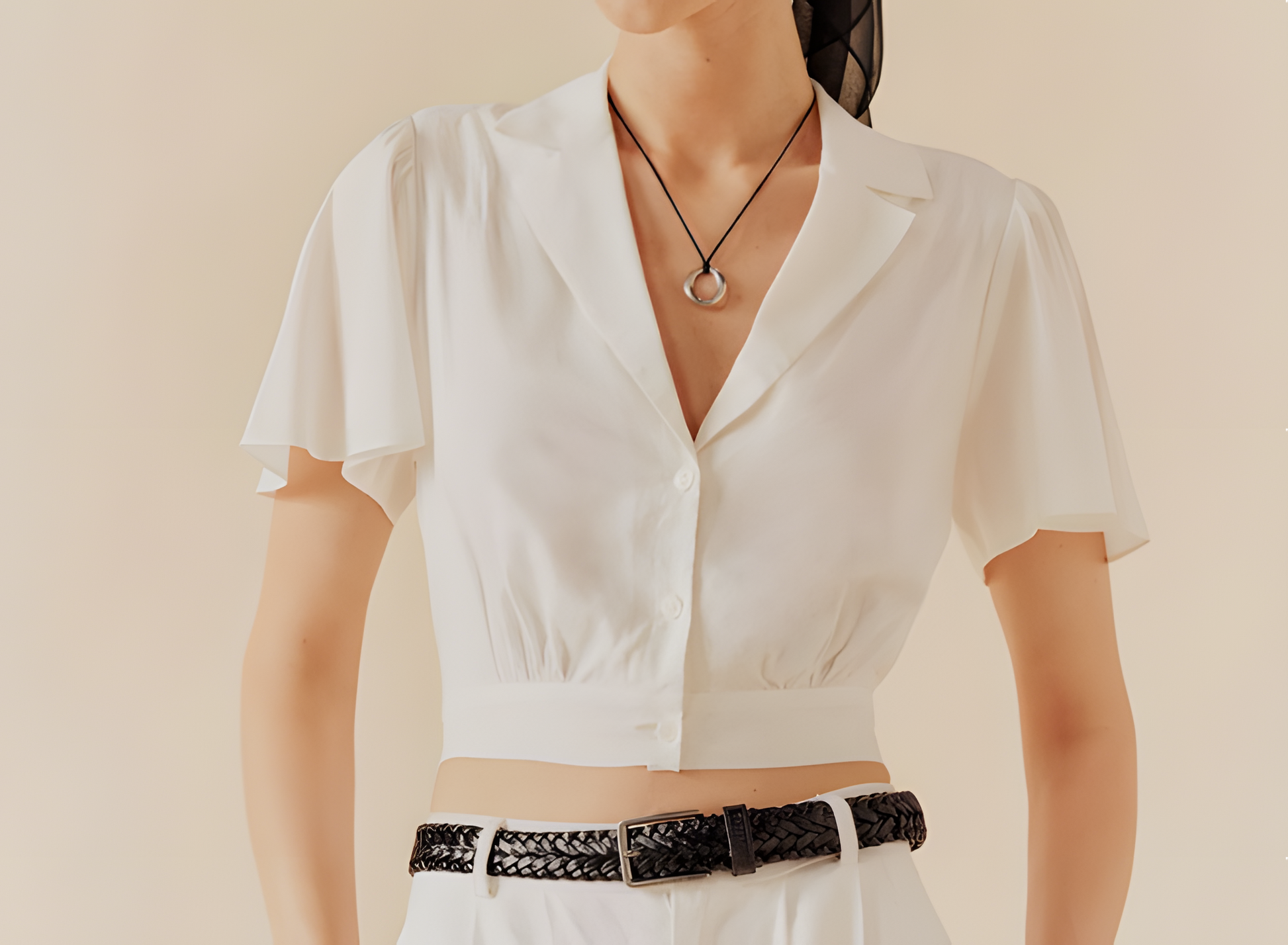Luxe Whisper Button-Up Top