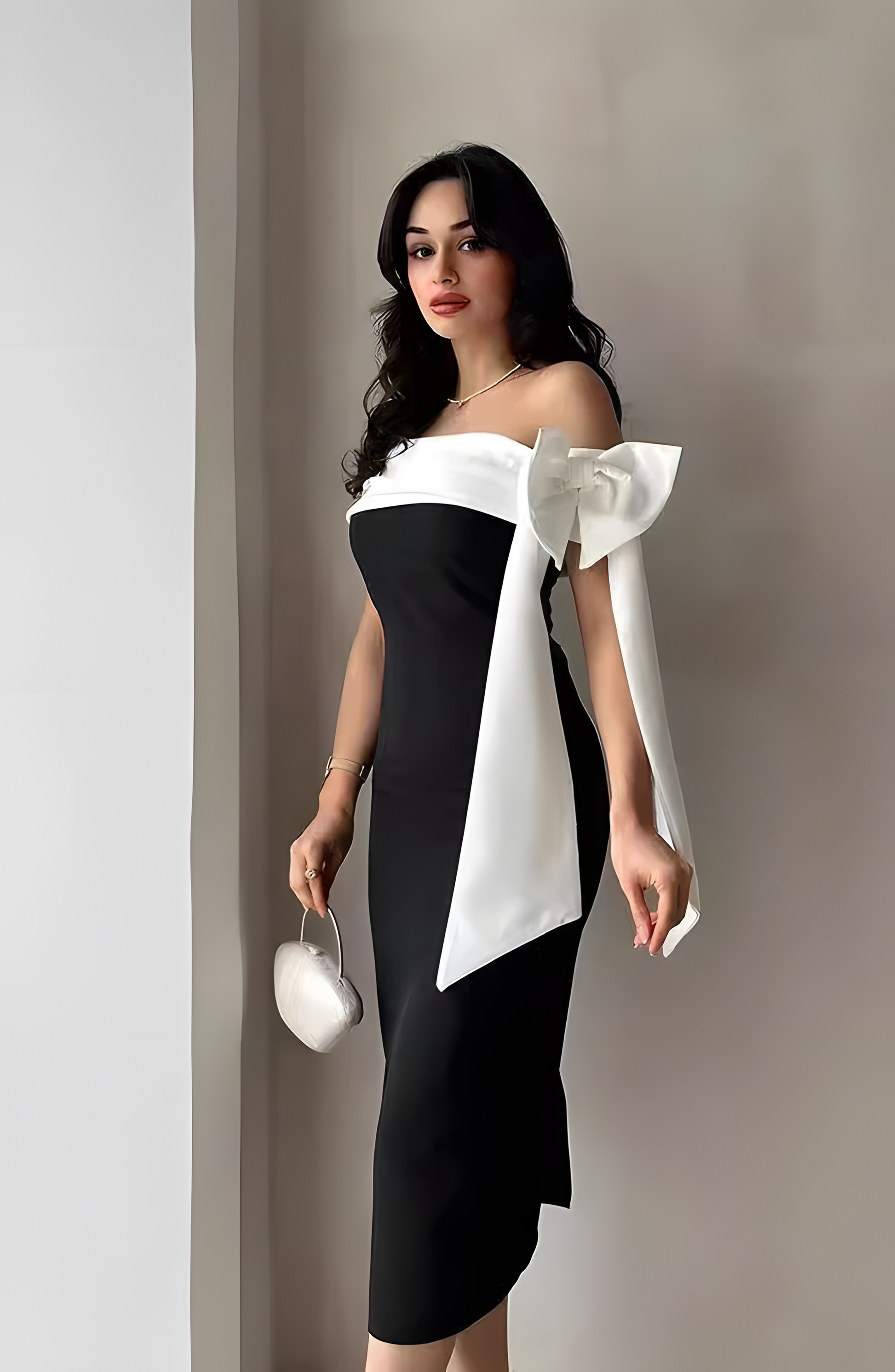 Midnight Bowmance Dress