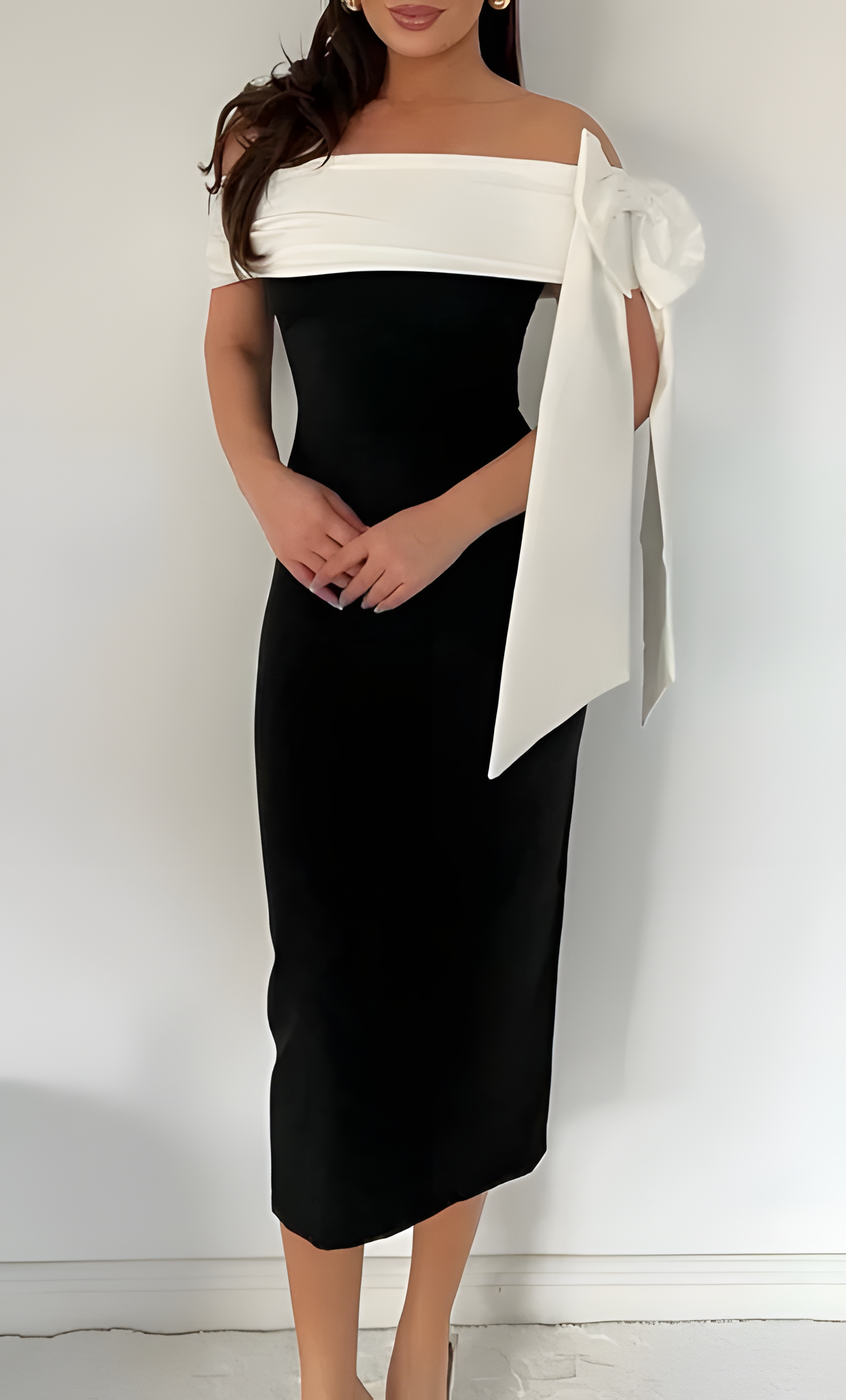 Midnight Bowmance Dress