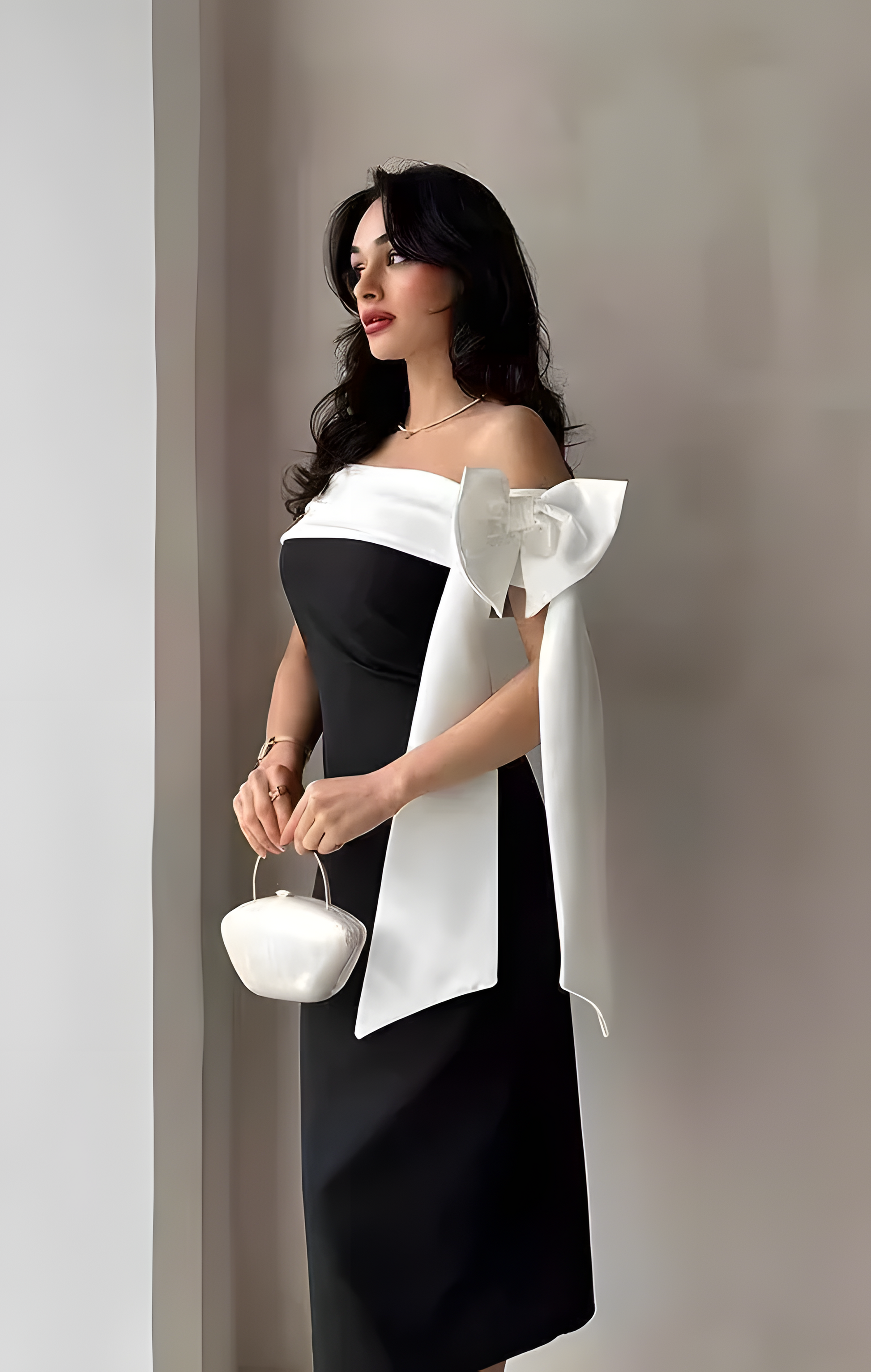 Midnight Bowmance Dress