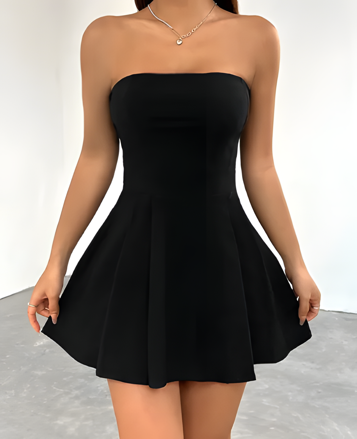 Starlit Strapless Dress